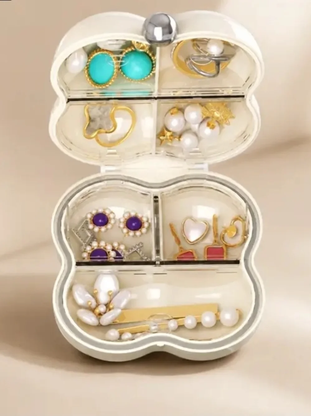 Cloud-Shaped or Bubble-Style Portable Mini Storage Box BNIB
